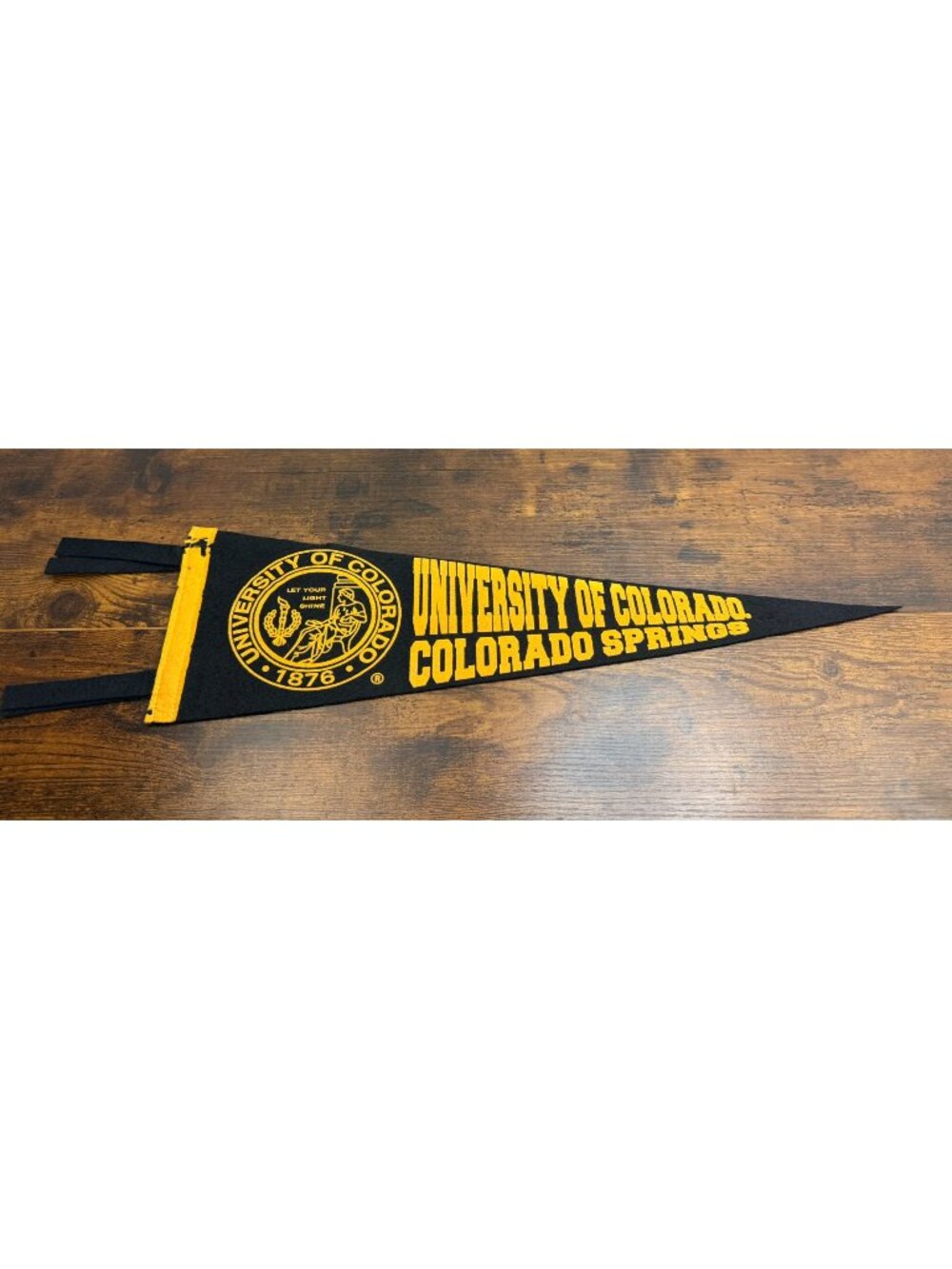 University Of Colorado Colorado Springs Pennant Vintage Collegiate Memorabilia